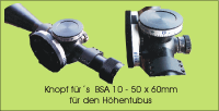 Grosser Einstell Knopf für´s BSA